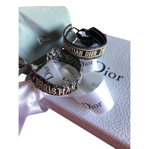 bracelet dior femme tissu|dior charms for women.